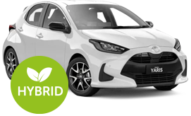  Toyota Yaris HYBRID Automatic or similar car for hire